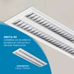 Luminária LED retangular de embutir - Vichenza Luminárias