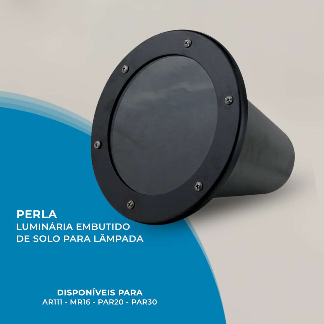 Luminária embutido de solo