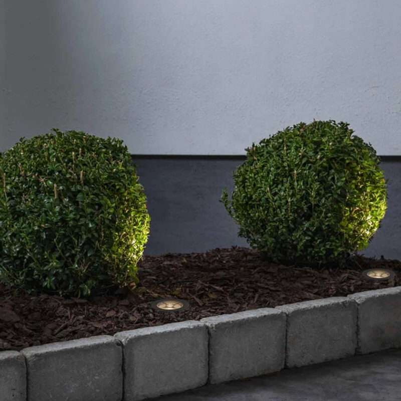 Luminária LED embutido de solo