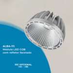 Módulo LED COB com refletor facetado